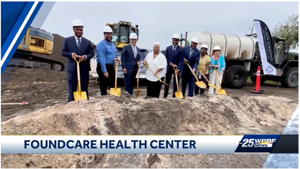 Groundbreaking for New FoundCare Health Center in Riviera Beach- WPBF